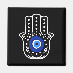 Aimant Main de Hamsa Fatima Oeil de Tigre Turc Protection