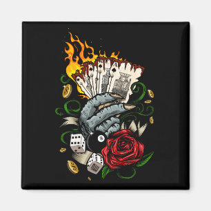 Aimant Main Des Cartes