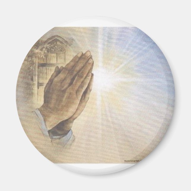 Aimant Mains de prière (Devant)