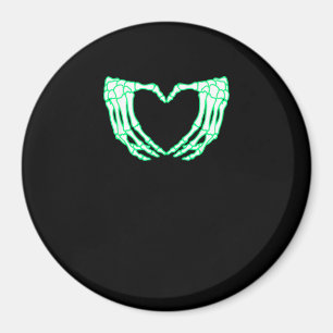 Aimant Mains de squelette, Coeur, Costume d'Halloween de