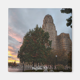 Aimant Mairie et coucher de soleil