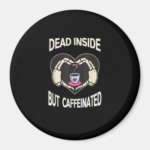 Aimant Mais Café Café Squelette Mains Coeur