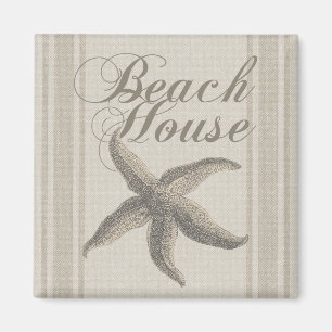 Aimant Maison de plage Starfish Bord de mer Côté côte