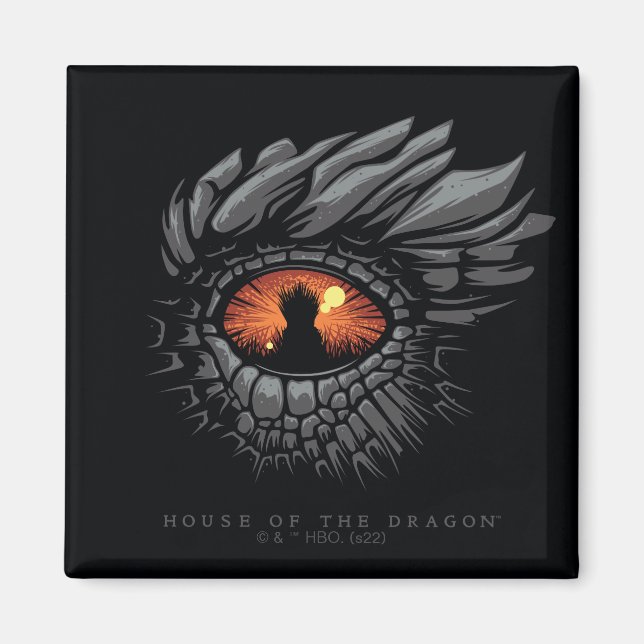 Aimant MAISON DU DRAGON | Dragon's Eye Fer Throne (Devant)
