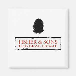 Aimant Maison funéraire Fisher & Sons