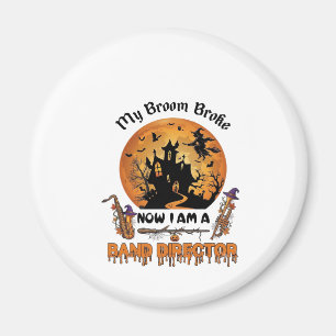 Aimant Maison hantée Halloween directeur fanfare balai ca