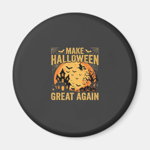 Aimant Maison Hantée Halloween Super Encore Citrouille