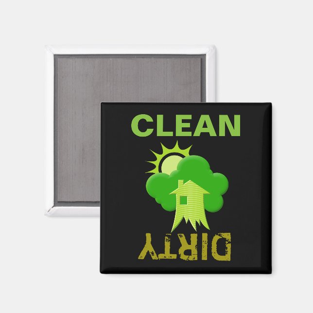 Aimant Maison Verte (Recto/Verso)