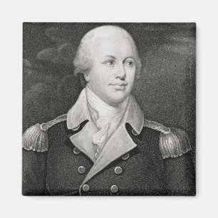 Aimant Major General Nathaniel Greene (1742-86), engravé