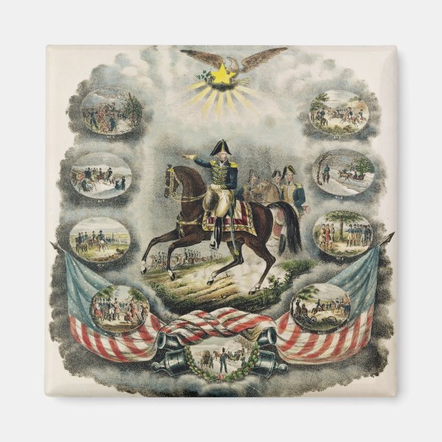 Aimant Major général William Henry Harrison, vers 1813 (Devant)