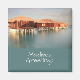Aimant Maldives Paradise Beach Bungalows Souvenir