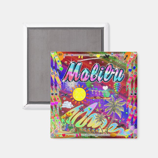 Aimant Malibu Nu Era (Recto/Verso)