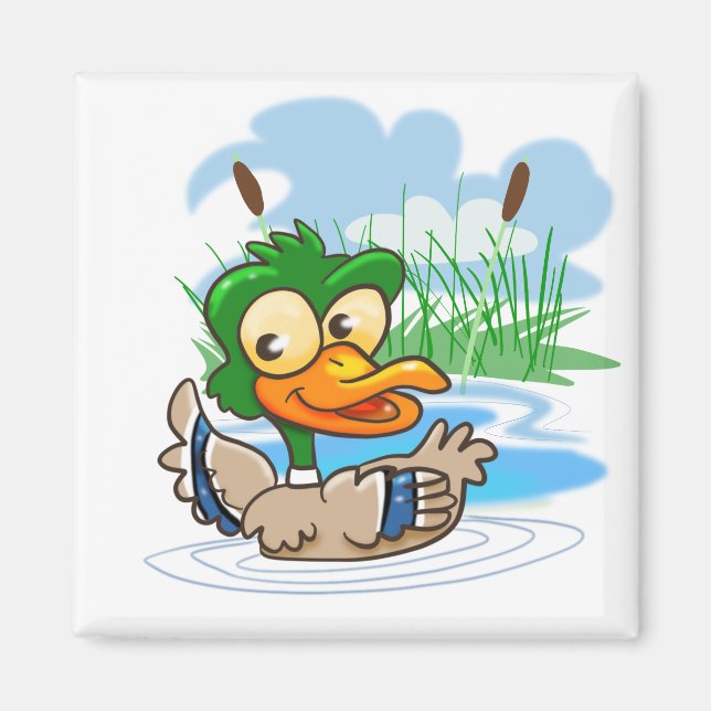 Aimant Mallard Duck (Devant)