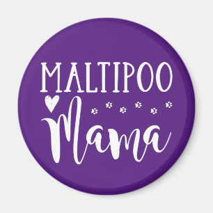Aimant Maltipoo Mom - Amoureux des chiens mignon