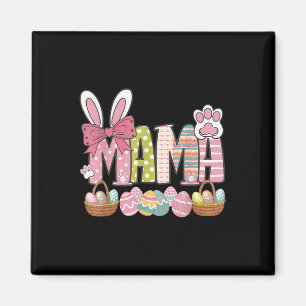 Aimant Mama Coquette de Pâques Joyeux Jour de Pâques Drôl
