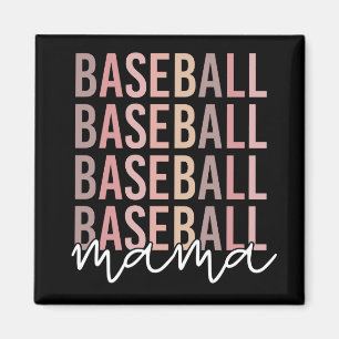Aimant Mama de baseball Cadeaux de maman de baseball