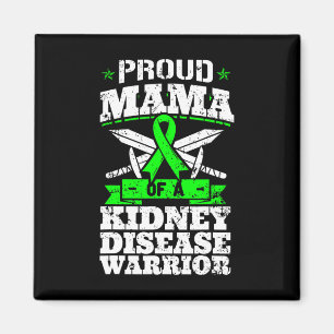 Aimant Mama D'Une Maladie Du Rein Guerrier Ckd Sensibilis