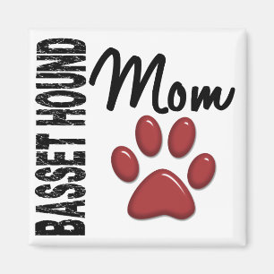 Aimant Maman 2 de Basset Hound