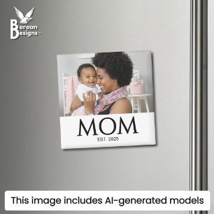 Aimant Maman a créé un cadeau photo