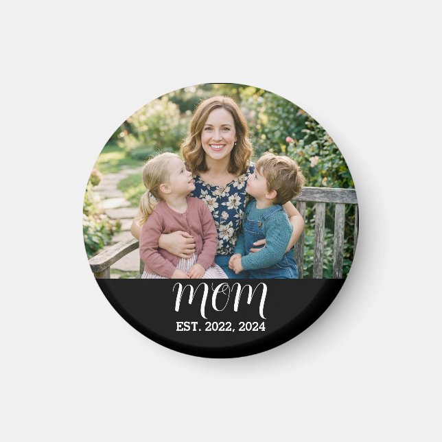 Aimant Maman a établi la photo pour la fête des mères  (Devant)