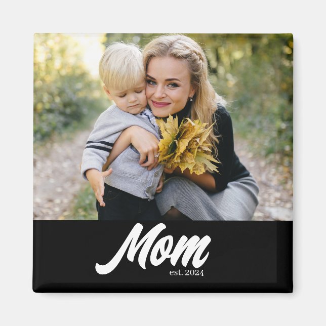 Aimant Maman a établi la photo pour la fête des mères (Devant)