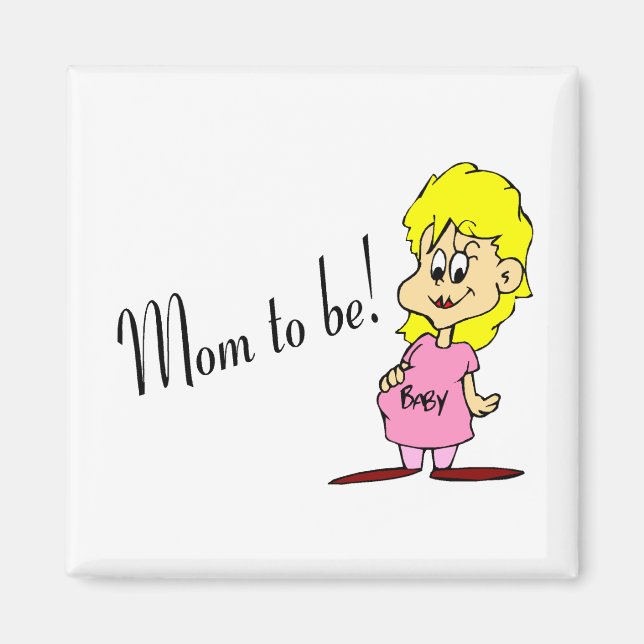 Aimant Maman à être (femme enceinte) (Devant)