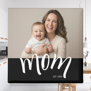 Aimant Maman a fondé Caps Blancs Personnalisés Année Nouv