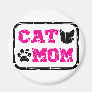 Aimant Maman de chat