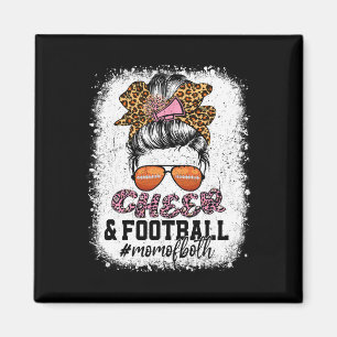 Aimant Maman de cheerleading de football américain Cheer 