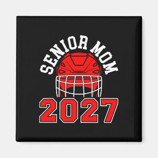 Aimant Maman de hockey senior 2027 joueur de hockey sur g