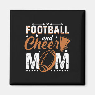 Aimant Maman de pom-pom girl drôle Footll et maman de che