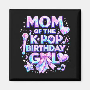Aimant Maman des filles d'anniversaire de la k-pop musiqu