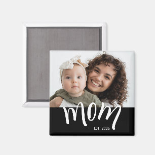 Aimant Maman Établie Casquettes Blanches Personnalisées A