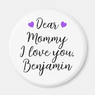Aimant Maman, je t'aime