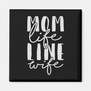 Aimant Maman Ligne de vie Femme Chemise Linéaire Mère Jou
