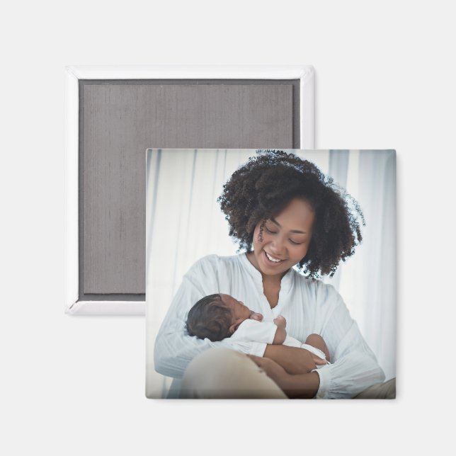 Aimant Maman Mère Bébé Famille Photo Personnaliser (Recto/Verso)