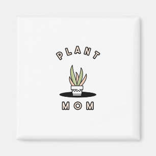 Aimant Maman plante