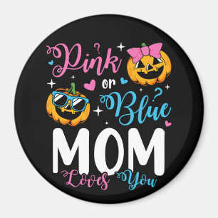 Aimant Maman Rose Ou Bleue Vous Aime Citrouille Baby Circ