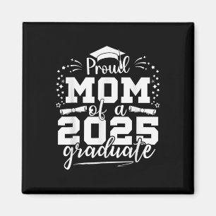 Aimant Maman Senior 2025 Fier Maman D'Une Classe De 2025 