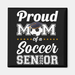 Aimant Maman senior Cl de 2026 Maman de football Graduati