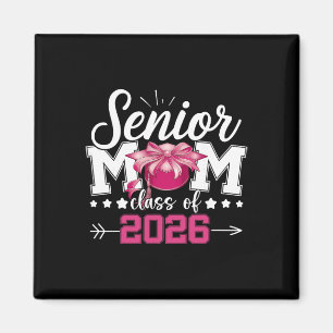 Aimant Maman senior de la promotion 2026 Fière maman d'un