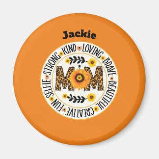 Aimant Maman : Un Jardin de force et d'amour