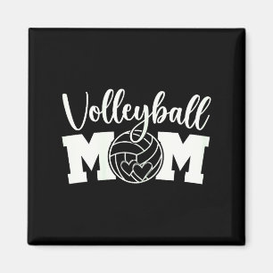 Aimant Maman volley mignonne vie de maman entraînement de