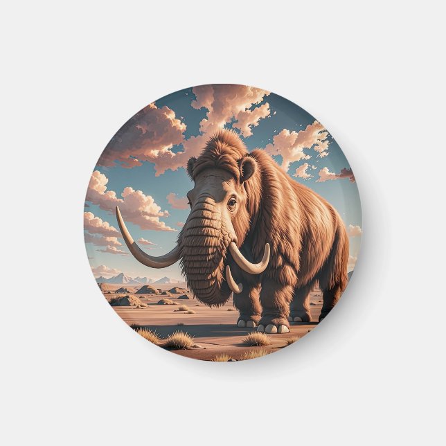 Aimant Mammoth laineux (Devant)