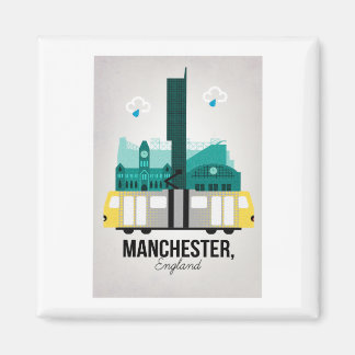 Aimant Manchester avec tramway