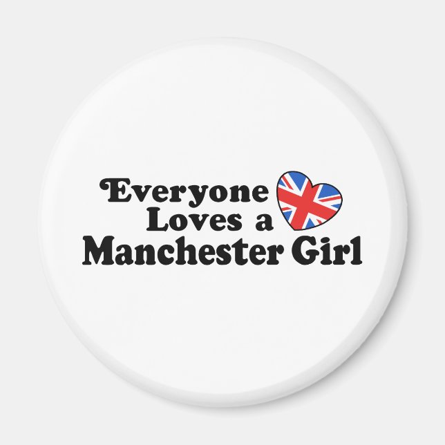 Aimant Manchester Girl (Devant)