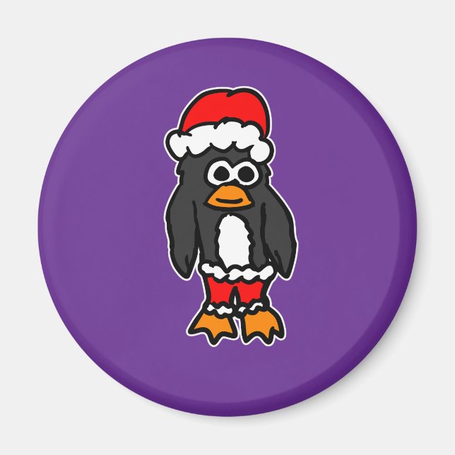 Aimant Manchot de Noël  (Devant)