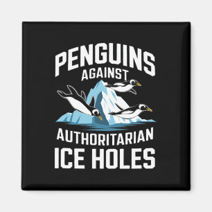 Aimant Manchots Trump contre les trous de glace autoritai