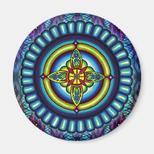 Aimant Mandala "Electra Star" par Jay Rizzi