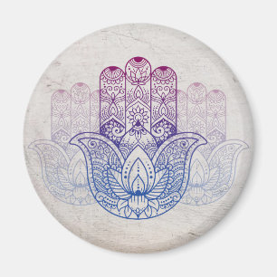 Aimant Mandala Henna   Lotus Hand